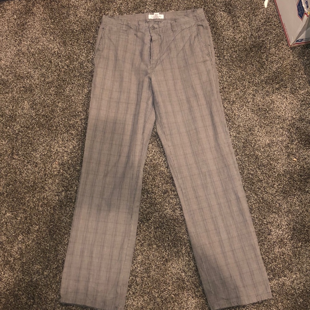 plaid calvin klein pants